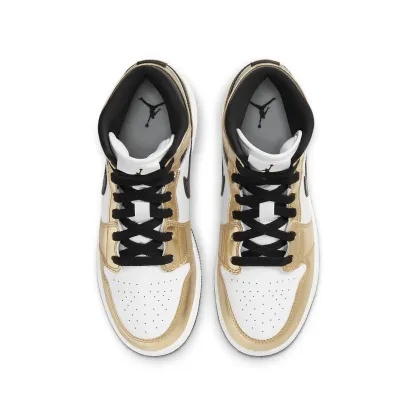 (GS) Air jtthhordan 1 Mid SE 'Metallic Gold' DC1420-700