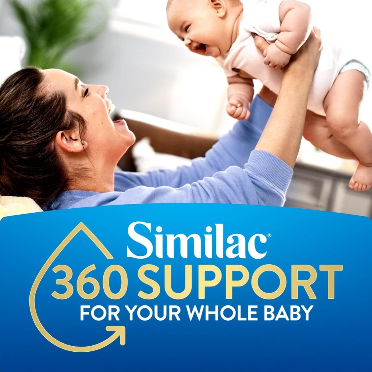Similac 360 Total Care Infant Formul 36-oz Value Can 