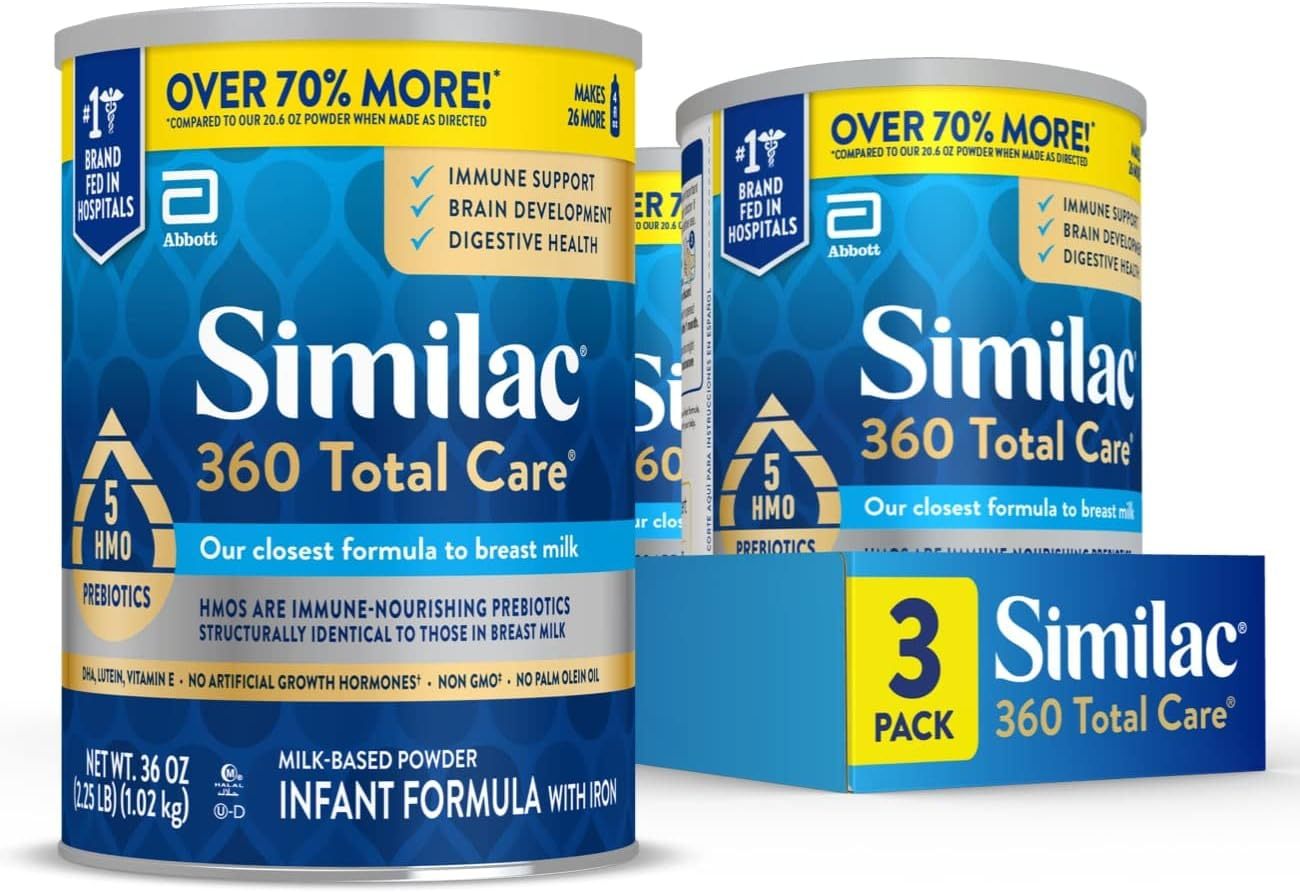 Similac 360 Total Care Infant Formul 36-oz Value Can 