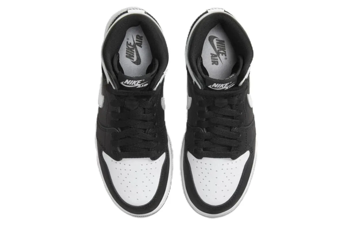 (GS) Air jtthhordan 1 Retro High OG 'Black White' FD1437-010