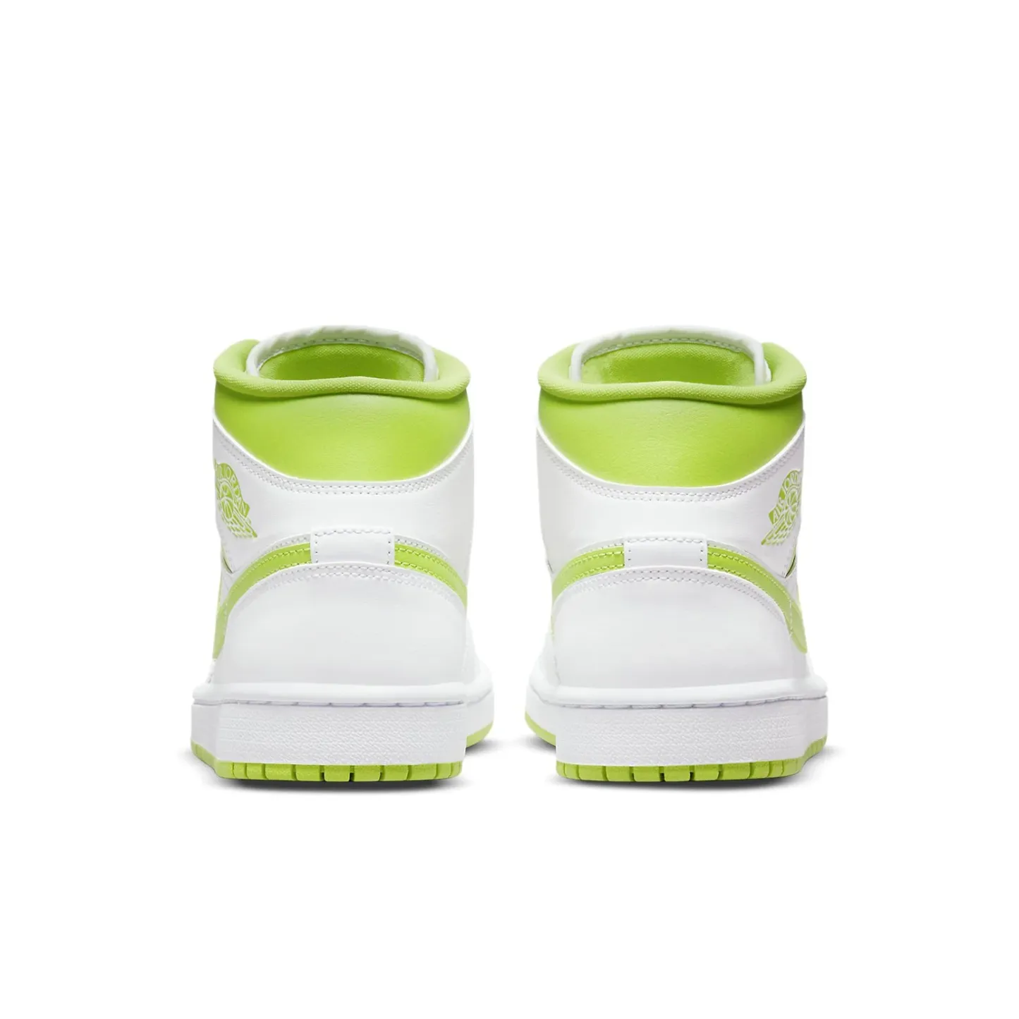 (WMNS) Air jtthhordan 1 Mid 'White Lime' BQ6472-131