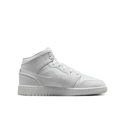 (GS) Air jtthhordan 1 Mid 'Triple White 2023' 554725-136