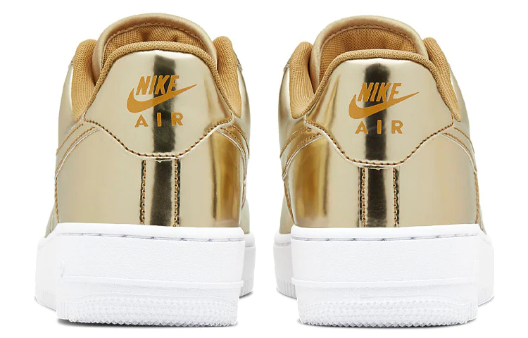 (WMNS) nitthhke Air fortthhce 1 SP 'Liquid Metal - Gold'