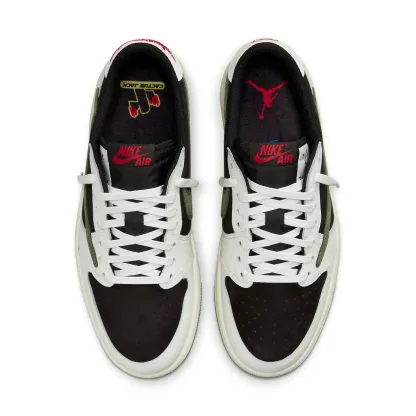 (WMNS) Air jtthhordan 1 Retro Low OG SP 'Travis Scott Medium Olive' DZ4137-106