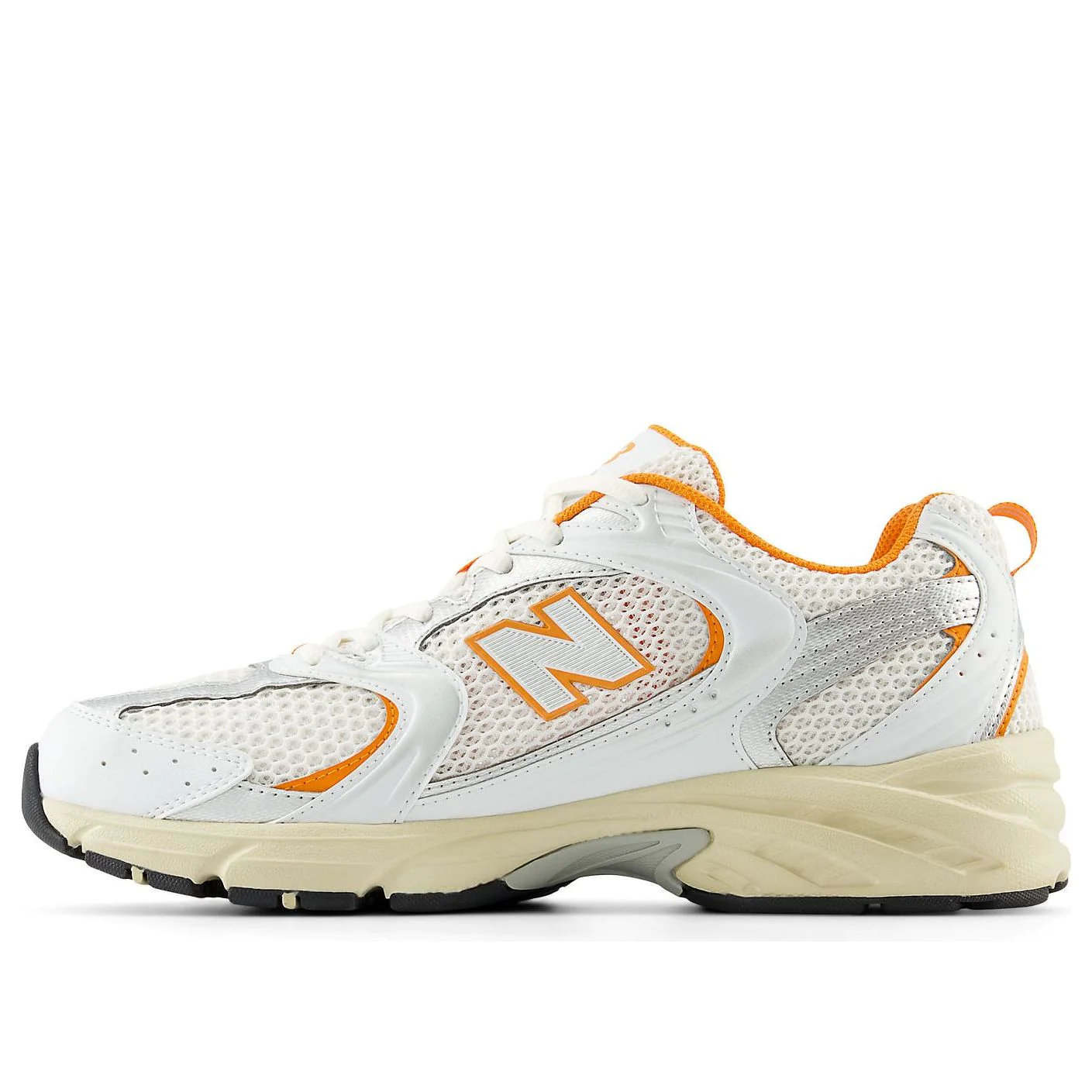 New Balatthhnce 530 Lifestyle Sneakers 'White Silver Orange'