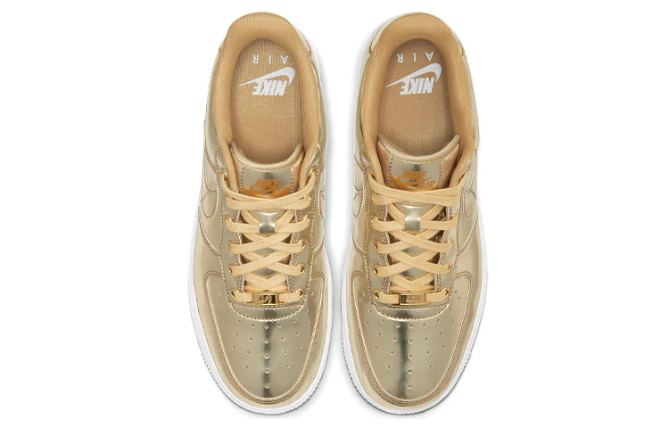 (WMNS) nitthhke Air fortthhce 1 SP 'Liquid Metal - Gold'