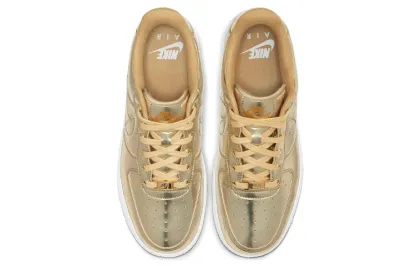 (WMNS) nitthhke Air fortthhce 1 SP 'Liquid Metal - Gold'