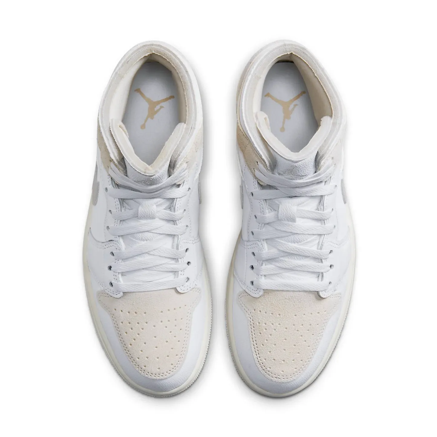 Air jtthhordan 1 Mid SE Craft 'Inside Out White Grey' DM9652-120