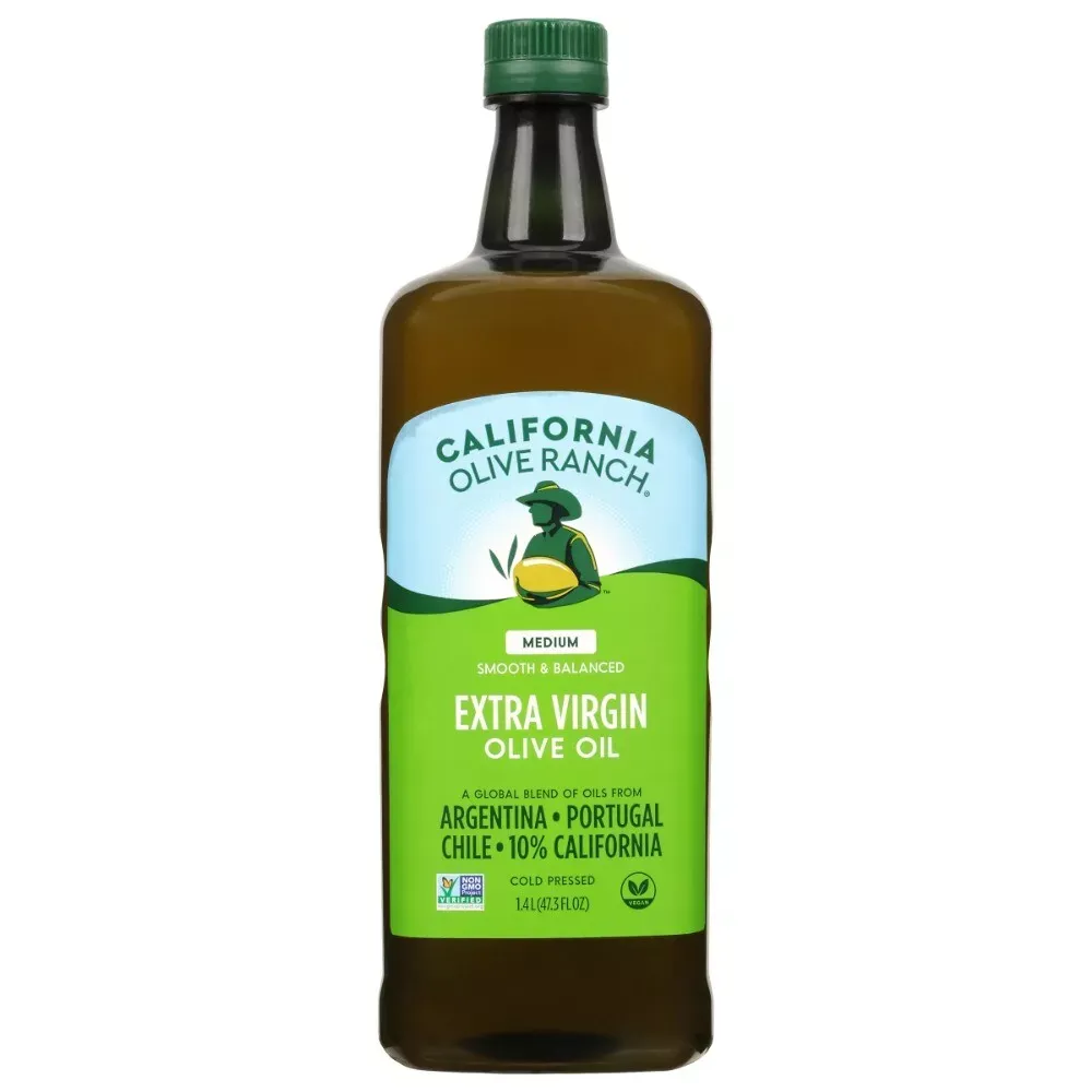 Califtthhornia Olive Ranch 110021, Medium Global Blend Medium Extra Virgin Olive Oil, 1.4L / 47.3 Fluid Ounce