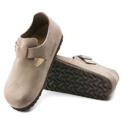 London Suede Leather Taupe
