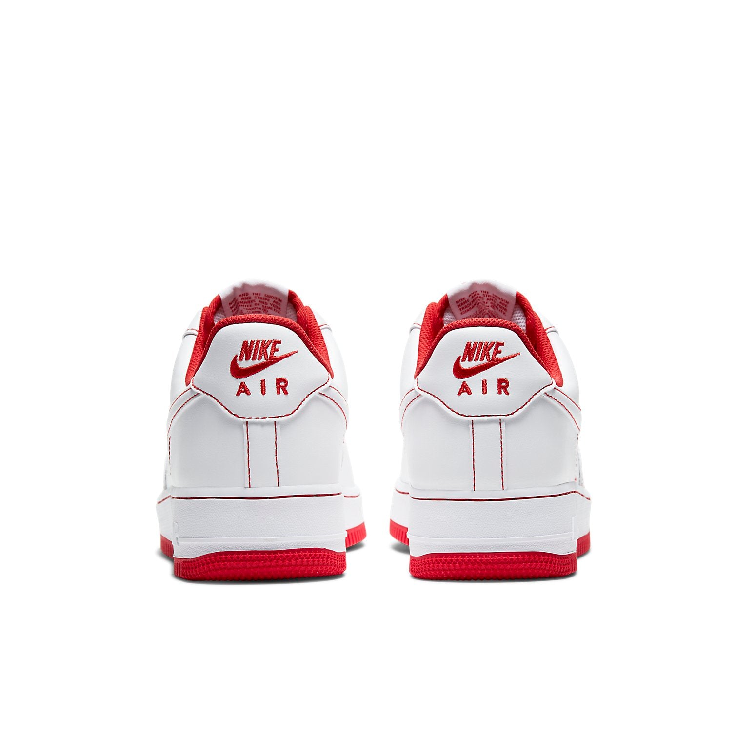 Nike Air Force 1 '07 "Couture Contrastée – Blanc et Rouge Universitaire"