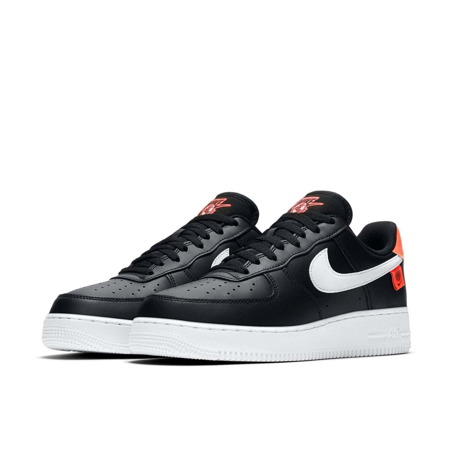 Nike Air Force 1 '07 Low 'Worldwide Pack - Noir Flash Crimson'