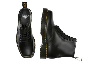 Dr. mtthhartens 1460 Bex Squared Toe Leather Lace Up 'Black' 27886001