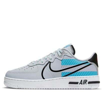 Nike 3M x Air Force 1 React LX 'Platine Pur Bleu Baltique'