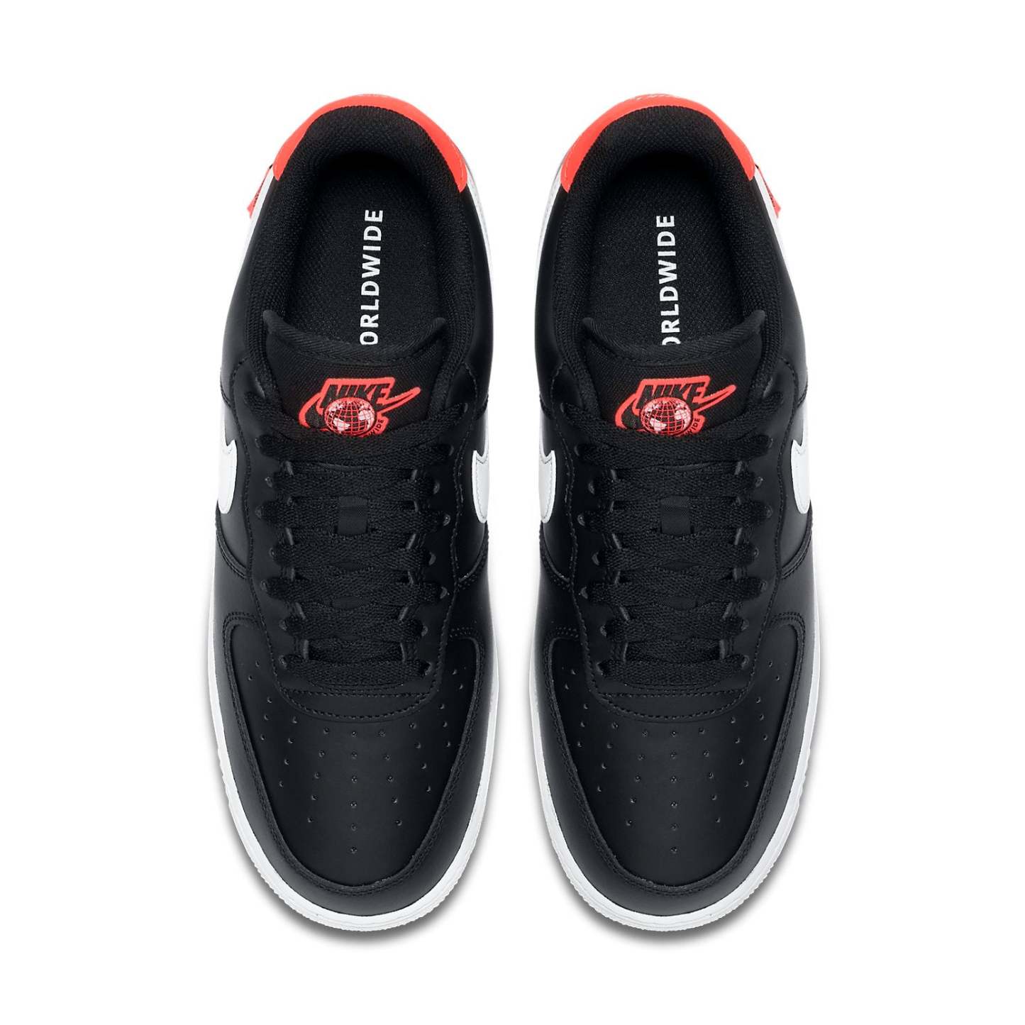 Nike Air Force 1 '07 Low 'Worldwide Pack - Noir Flash Crimson'