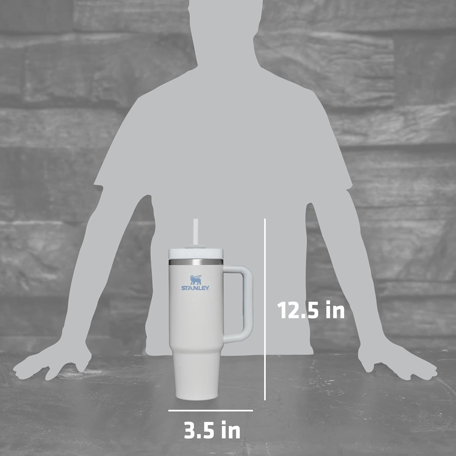 Stanthtley Quencher H2.0 FlowState Stainless Steel Vacuum Insulated Tumbler with Lid and Straw for Water, Iced Tea or Coffee