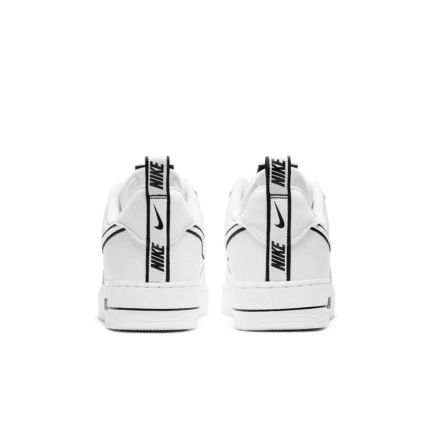 Nike Air Force 1 'Swoosh blanc à contour noir'