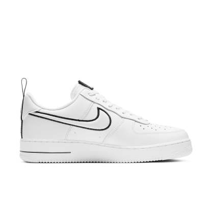 Nike Air Force 1 'Swoosh blanc à contour noir'