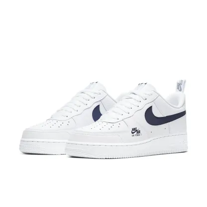 ntthhike Air fortthhce 1 Low Utility 'Reflective White Navy'