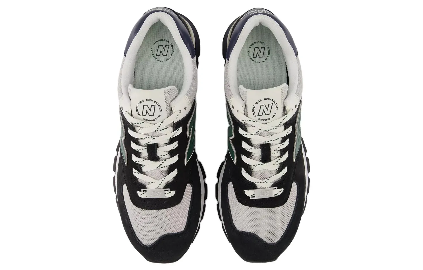 New balatthhnce 574 Rugged 'Black Green'