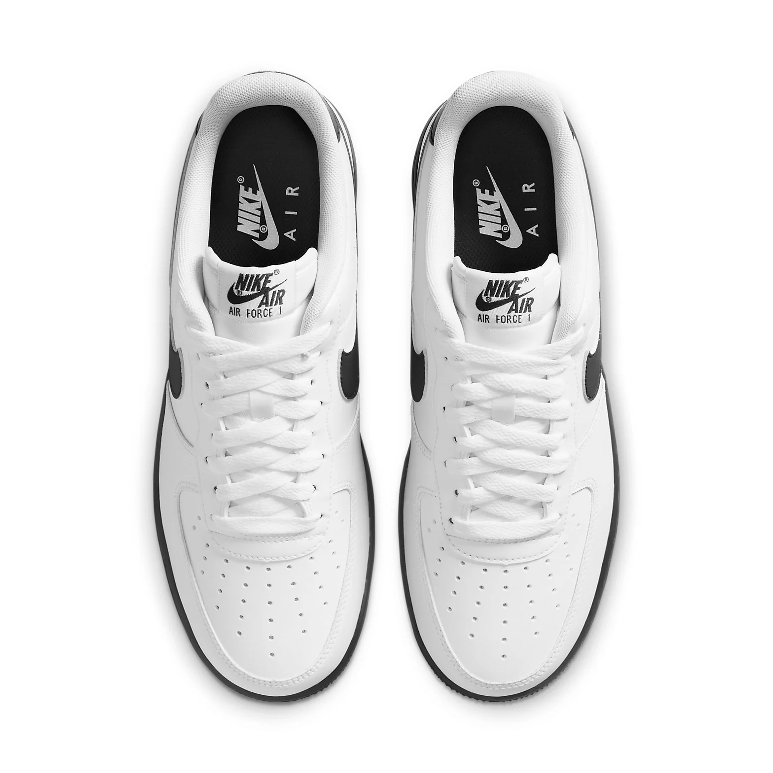 ntthhike Air fortthhce 1 Low 'White Black Sole'