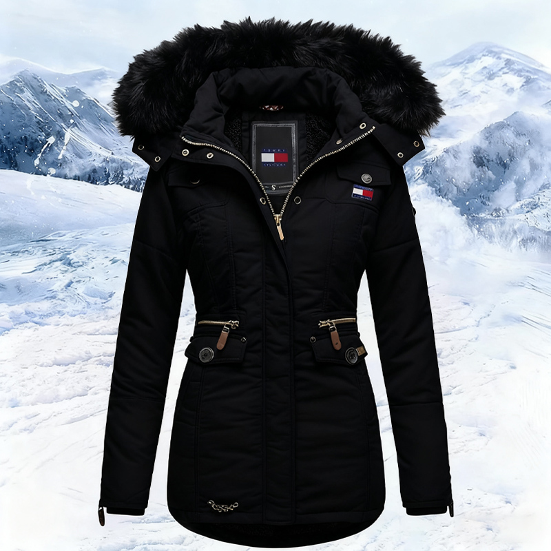 2025 New Winter Women's Hooded Down Jacket