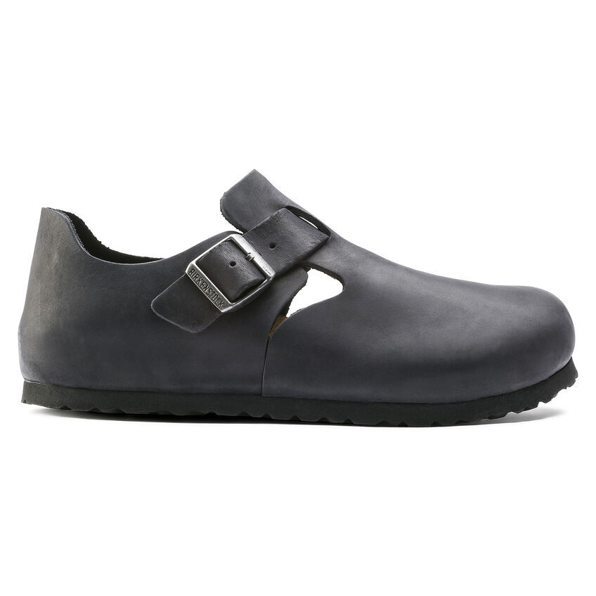 London Oiled Leather Black