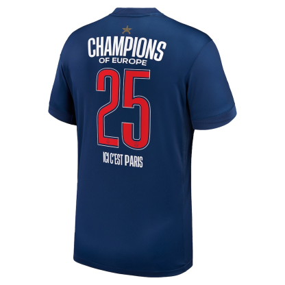 Maillot Collector Domicile Stadium PSG Nike 24/25 - Champions of Europe 2025 - Enfant