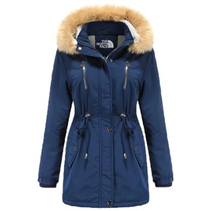 TNF Winter Hooded Zip-Up Parka Jacket-WOMEN'S