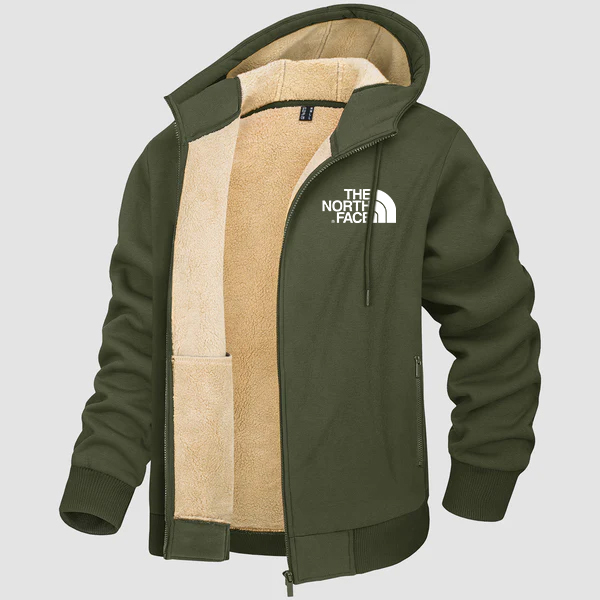 THE NORTH FACE - Veste à capuche zippée pour homme, doublure polaire, veste chaude pour l'hiver