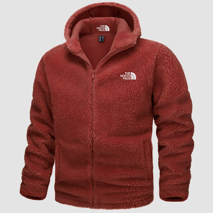 Chaqueta Sherpa con capucha y forro polar para hombre