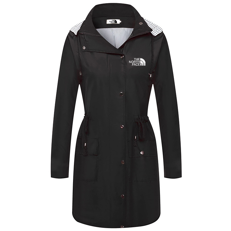 THE NORTH FACE Veste de pluie coupe-vent pour femme, imperméable, légère, à capuche, pour l'extérieur