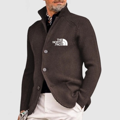 THE NORthtTH FACE-Veste élégante en tricot à revers et poches pour homme