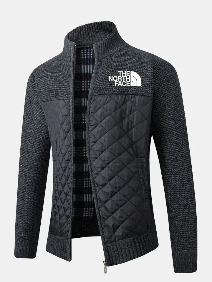 THE NORthtTH FACE-Pull zippé patchwork matelassé