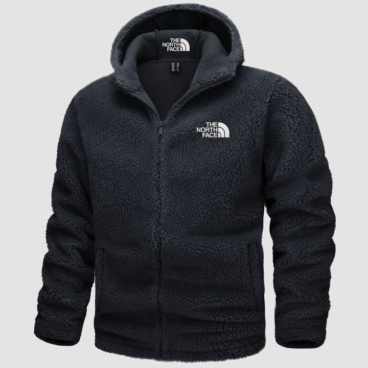 Chaqueta Sherpa con capucha y forro polar para hombre