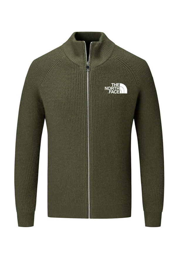 Cárdigan de jacquard con cremallera