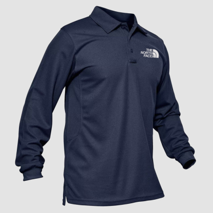 Men's Sport Long Sleeve Polo Quick Dry Performance Breathable Comfortable Jersey Golf Tennis Shirt