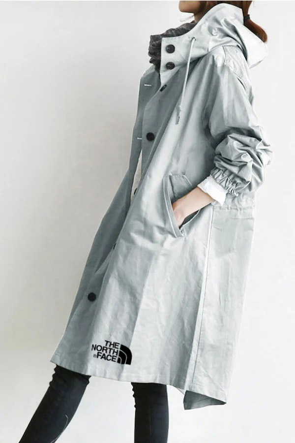 Water Resistant Hooded Windbreaker Rain Jacket