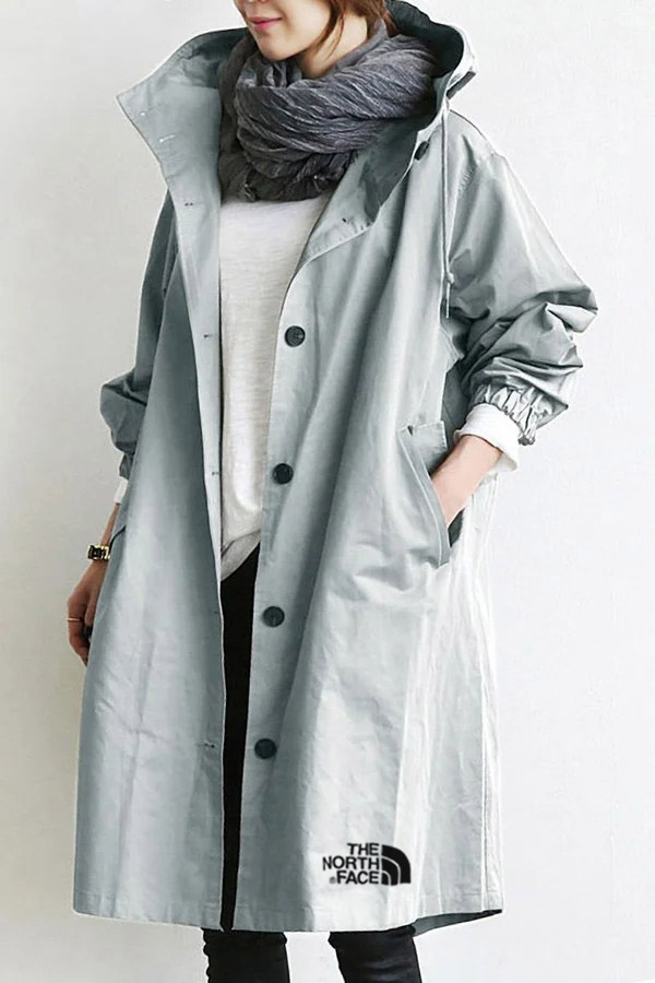 Water Resistant Hooded Windbreaker Rain Jacket