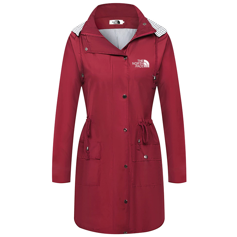THE NORTH FACE Veste de pluie coupe-vent pour femme, imperméable, légère, à capuche, pour l'extérieur