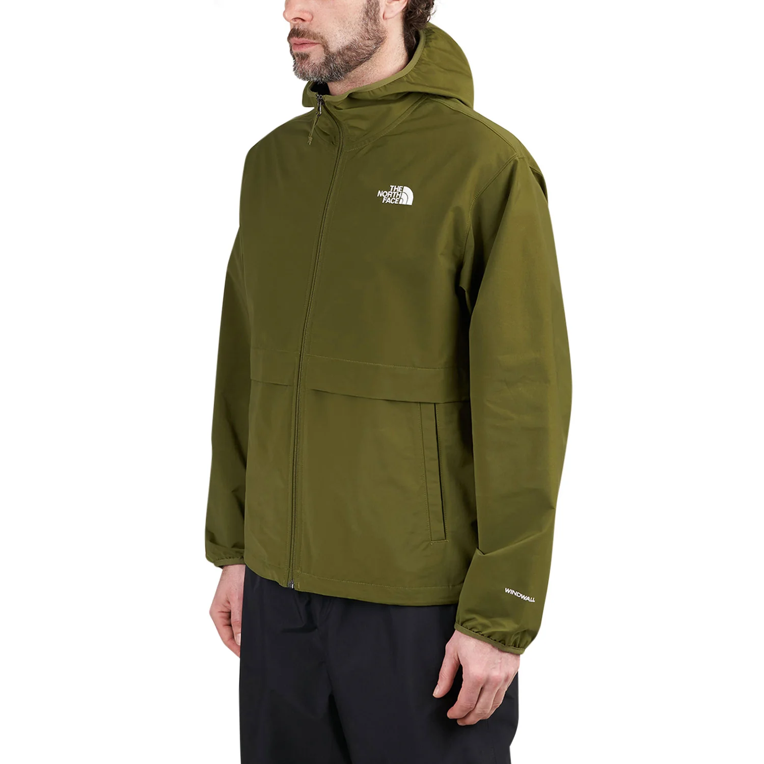 The North Face Veste coupe-vent facile (verte)