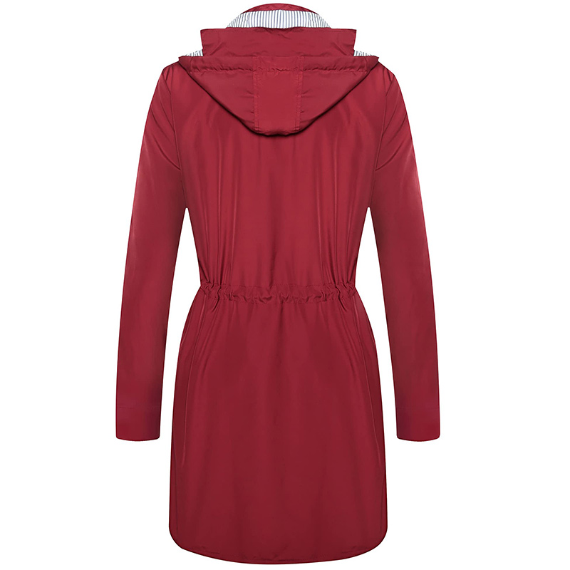 THE NORTH FACE Veste de pluie coupe-vent pour femme, imperméable, légère, à capuche, pour l'extérieur