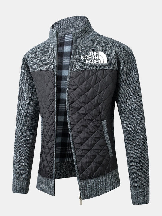 THE NORthtTH FACE-Pull zippé patchwork matelassé