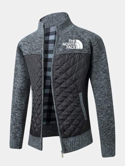 THE NORthtTH FACE-Pull zippé patchwork matelassé