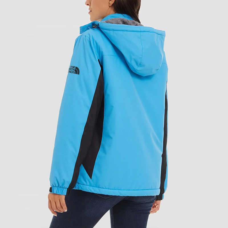 THE NORth FACE Manteaux d'hiver pour femmes Veste de ski imperméable doublée en polaire avec capuche