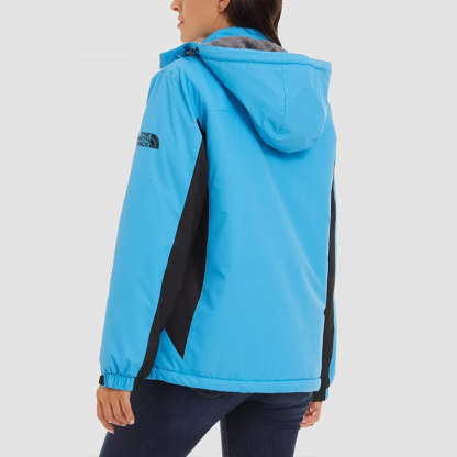 THE NORth FACE Manteaux d'hiver pour femmes Veste de ski imperméable doublée en polaire avec capuche