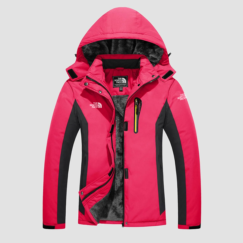 THE NORth FACE Manteaux d'hiver pour femmes Veste de ski imperméable doublée en polaire avec capuche