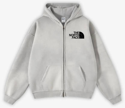 Sweat à capuche zippé délavé THE NORth FACE 2024