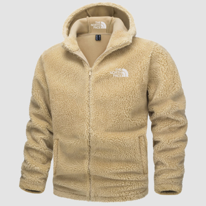 Chaqueta Sherpa con capucha y forro polar para hombre