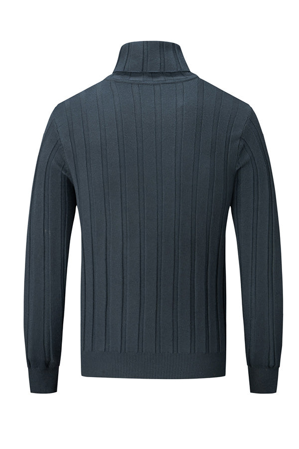 Cárdigan de jacquard con cremallera